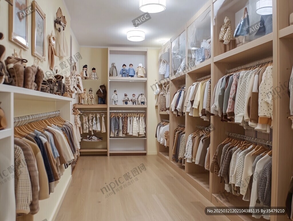 儿童服装店内部