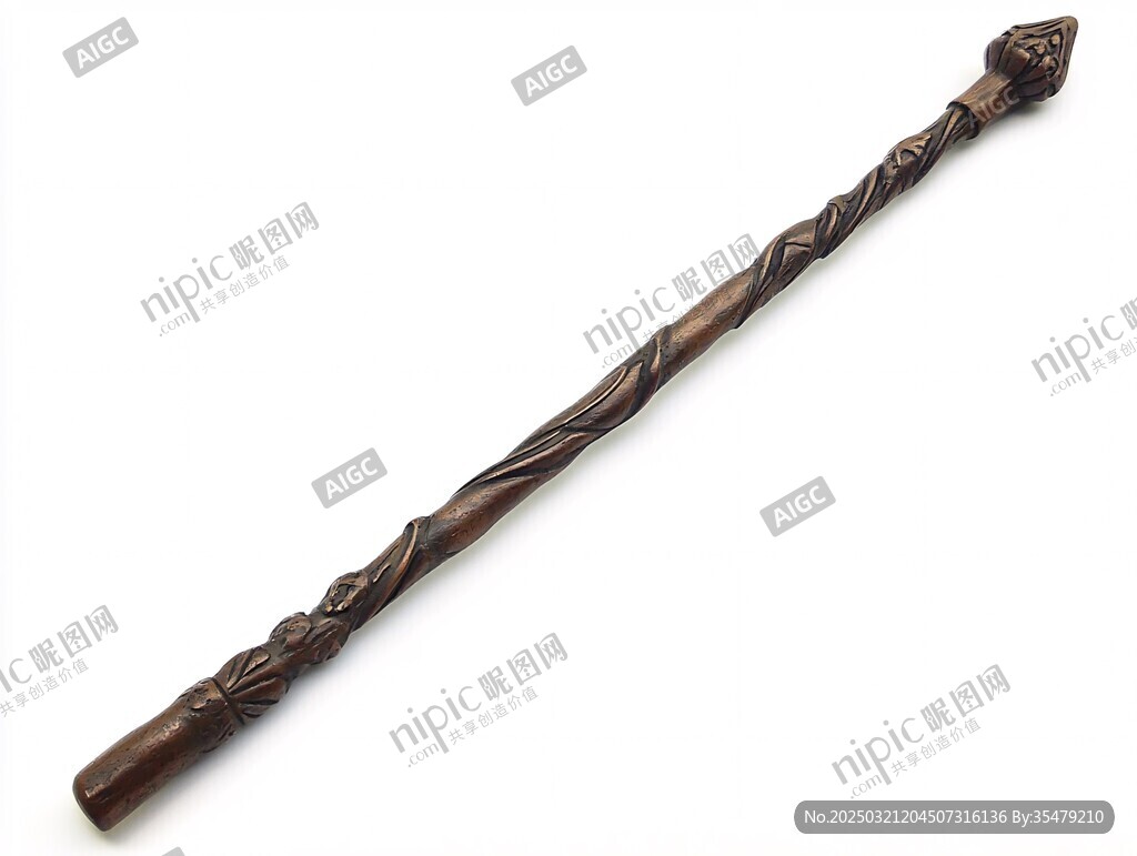 神秘木制魔法棒