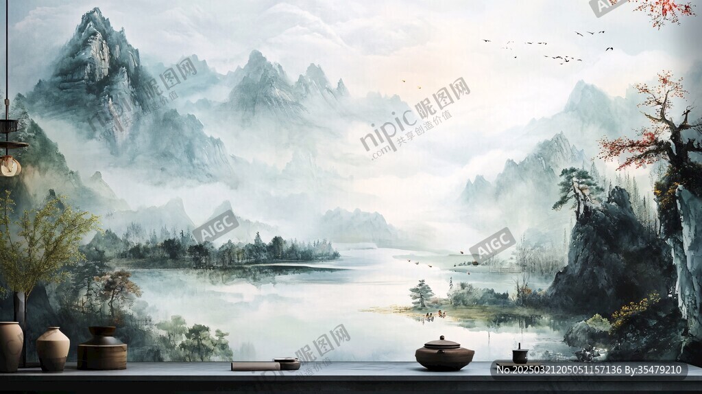 山水画风景壁纸