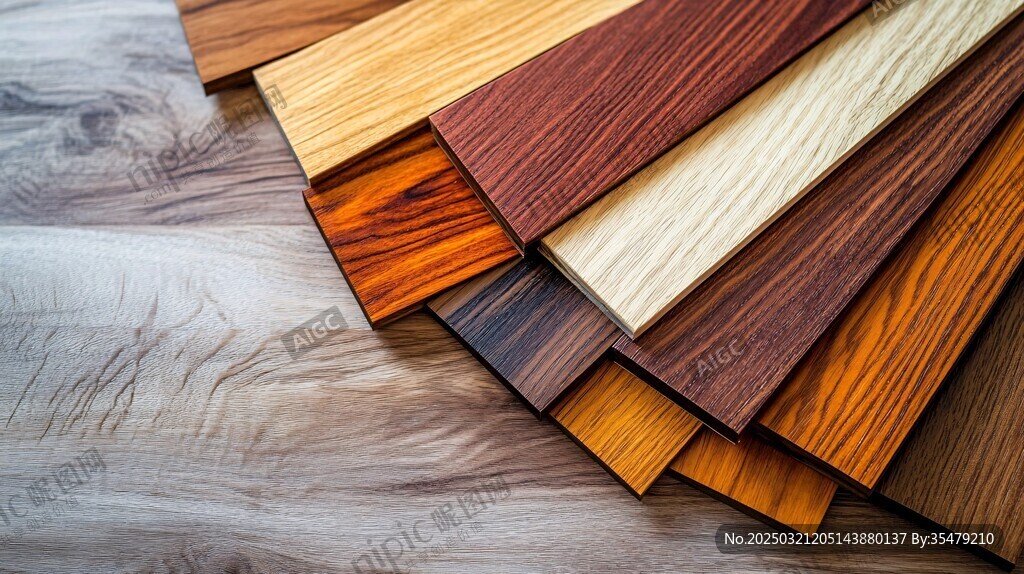 木地板样品展示