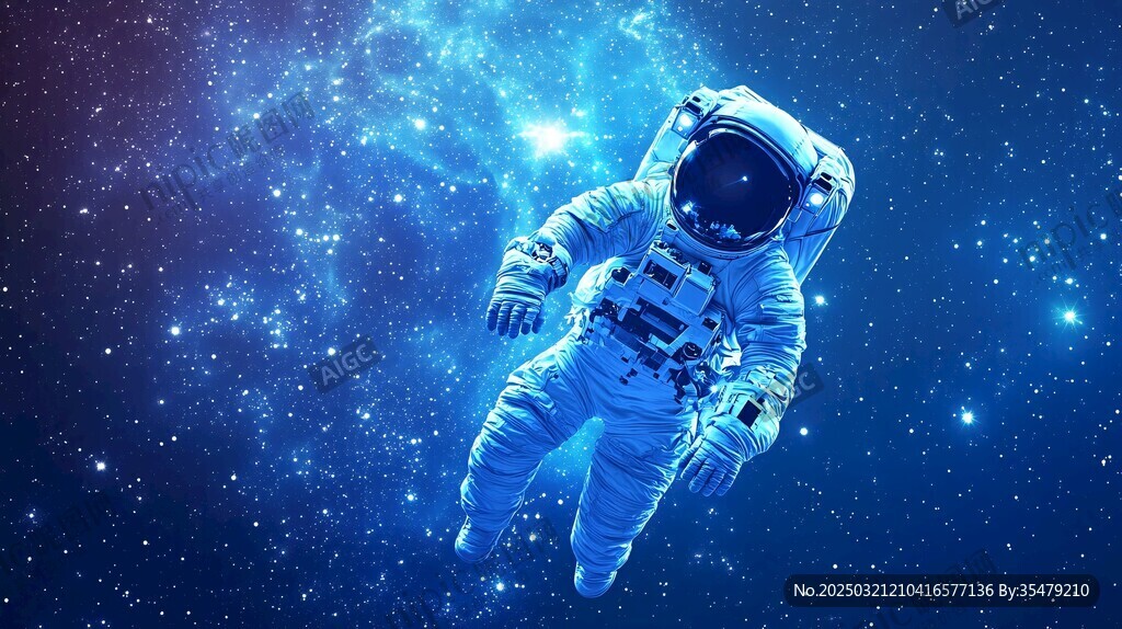 宇航员在太空中