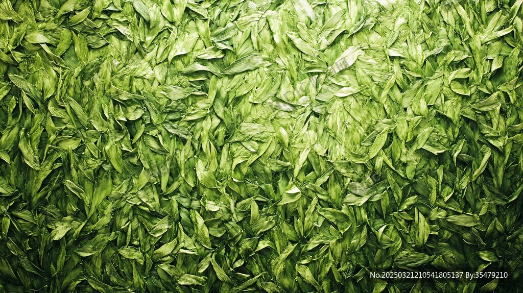 绿色叶子纹理背景