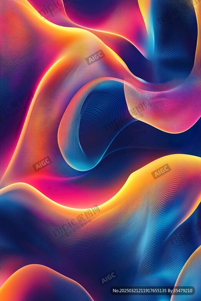 抽象波浪纹理