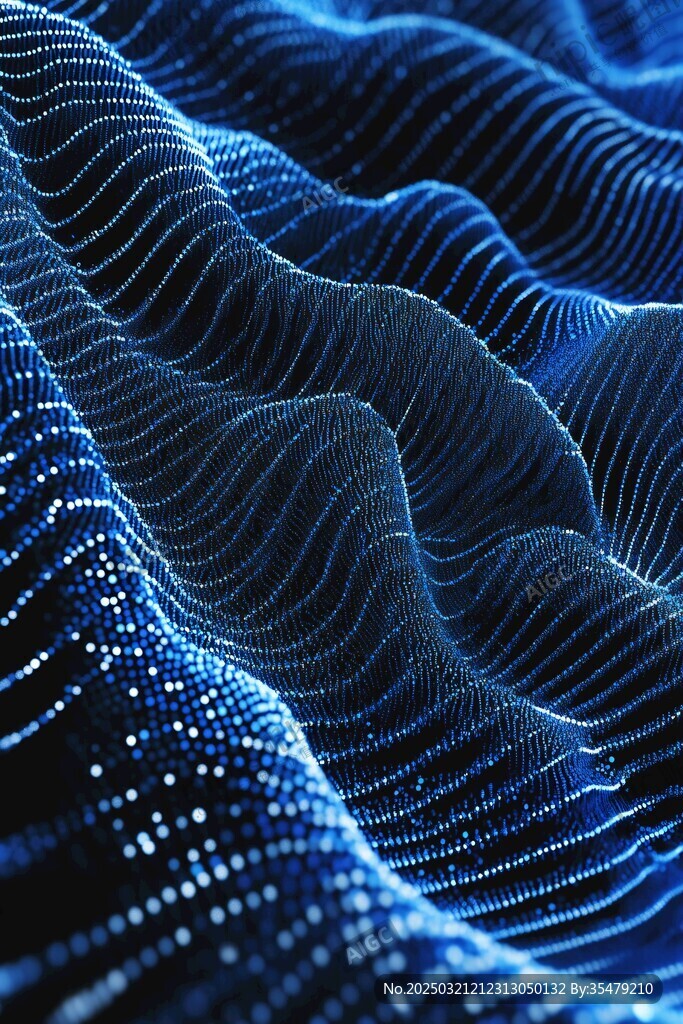 抽象的数字波浪