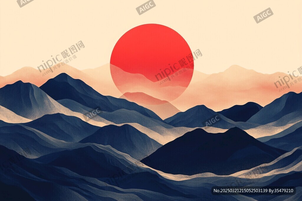 日出山川