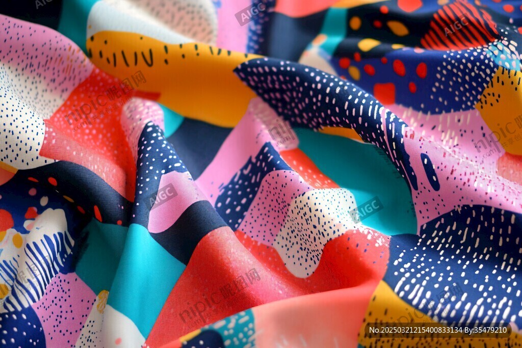 五彩斑斓的抽象图案