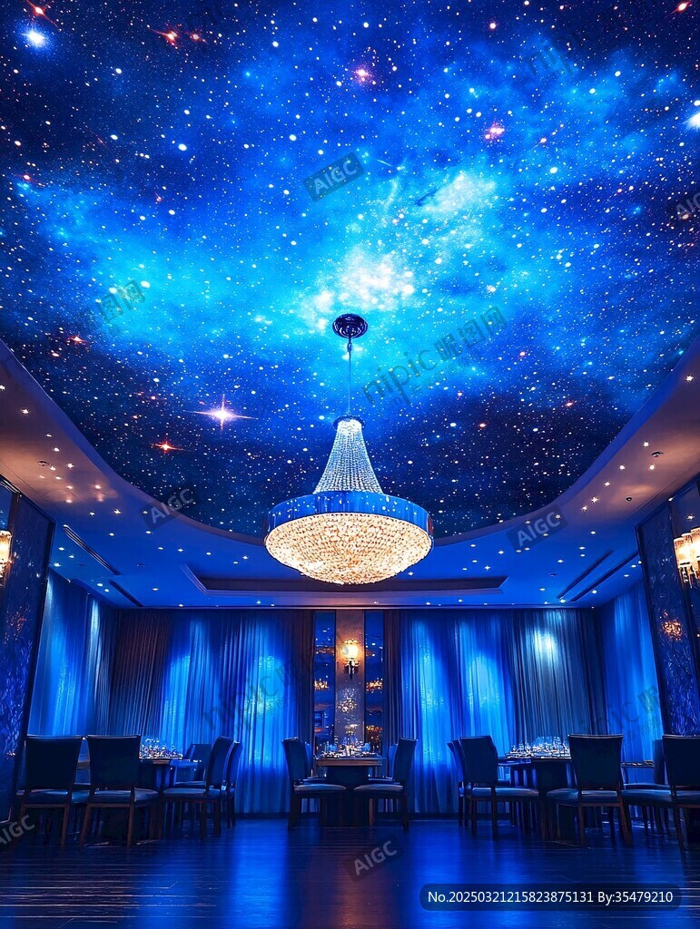 星空下的奢华餐厅
