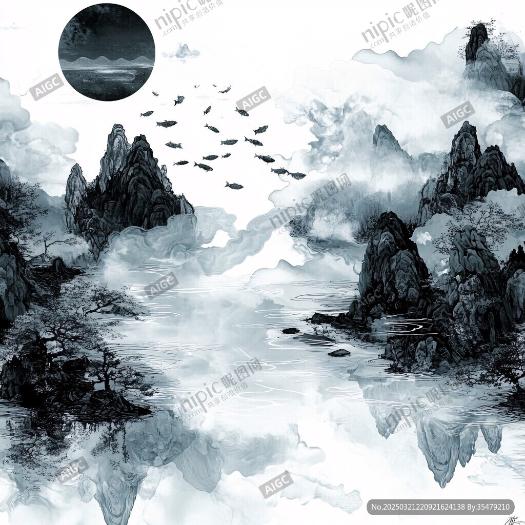 山水画中的宇宙之旅