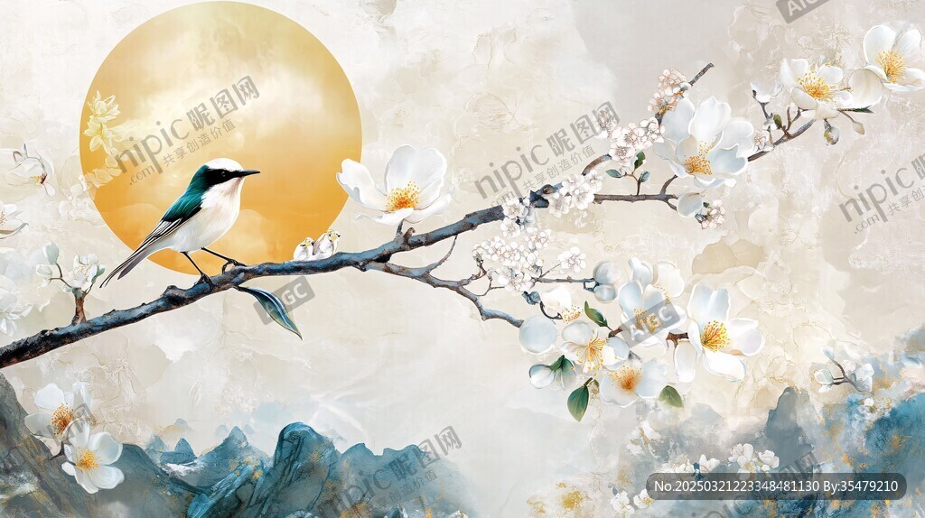花鸟画中的中国风