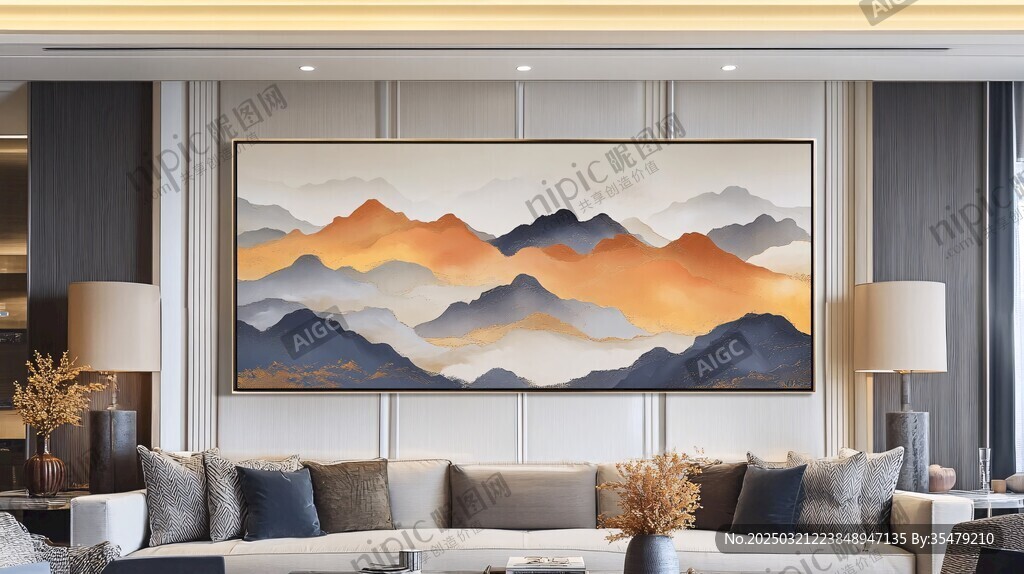 山水画抽象画