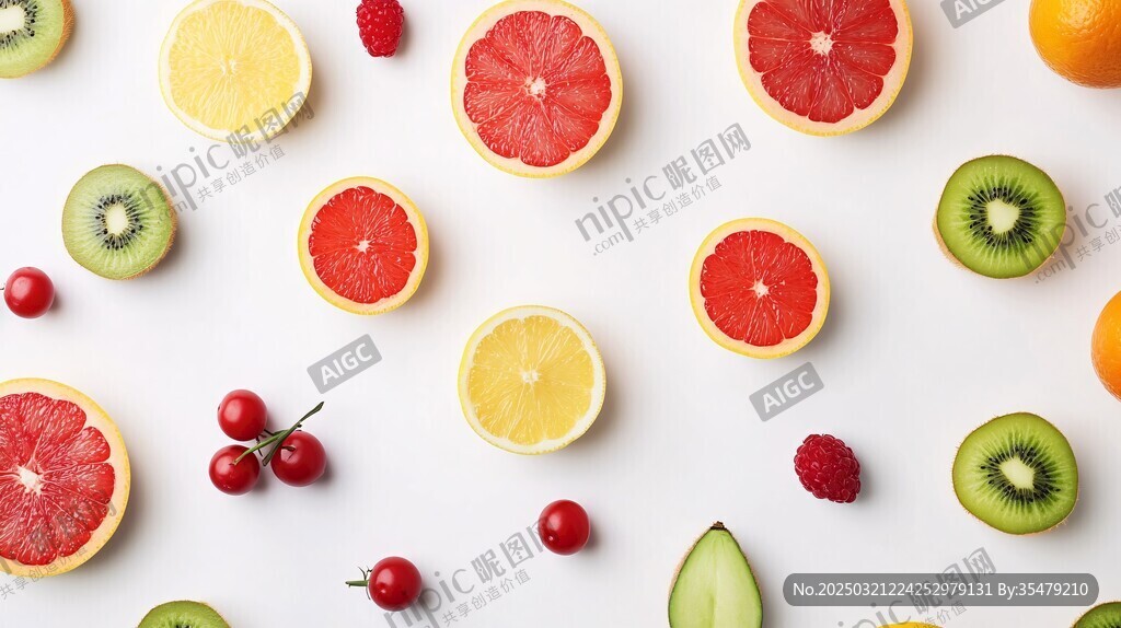 五彩斑斓的水果盛宴