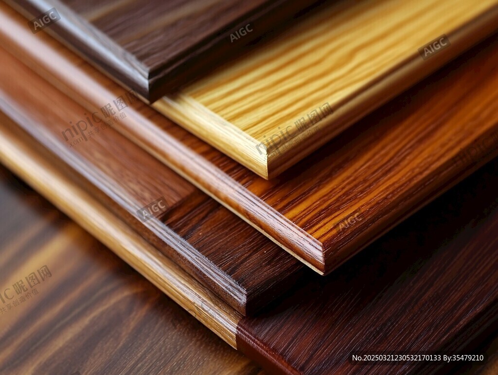 木材纹理与颜色变化