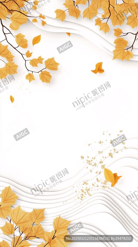 秋日韵味 金叶飘舞