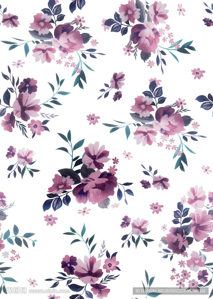 手绘花 
