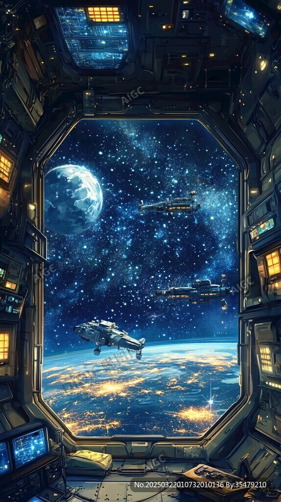 宇宙穿梭站视角