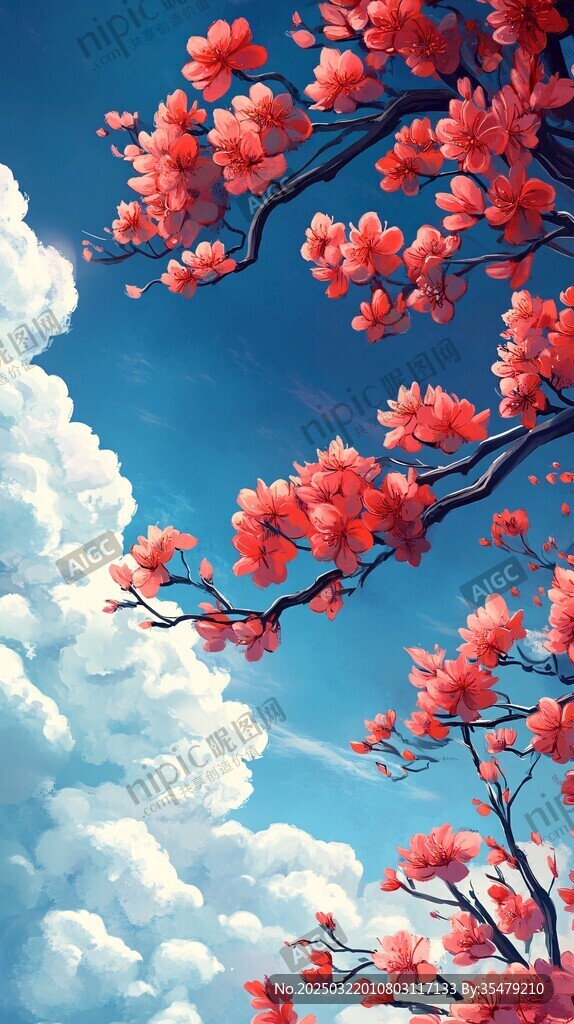 樱花与天空