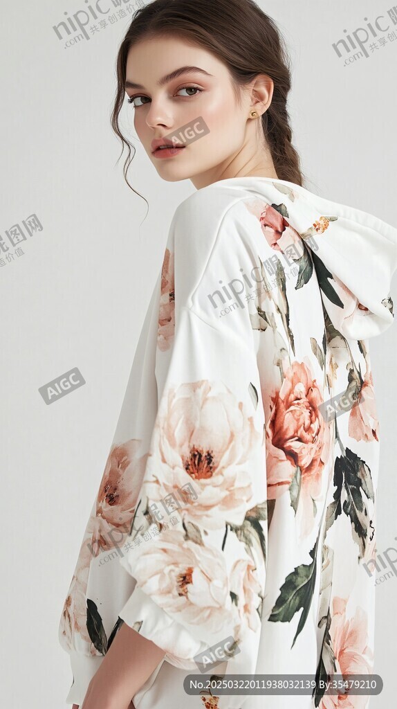 时尚花卉印花服饰