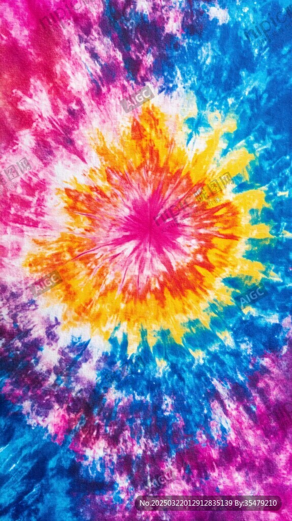 扎染爆炸
