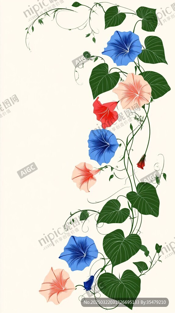 绚烂的牵牛花