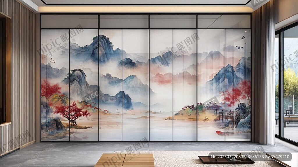 山水画风格的室内设计