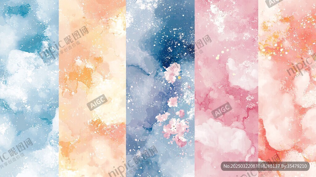 水彩星云系列