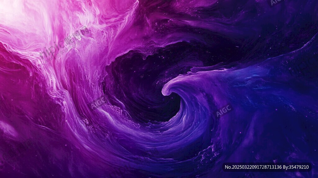 紫色星云漩涡
