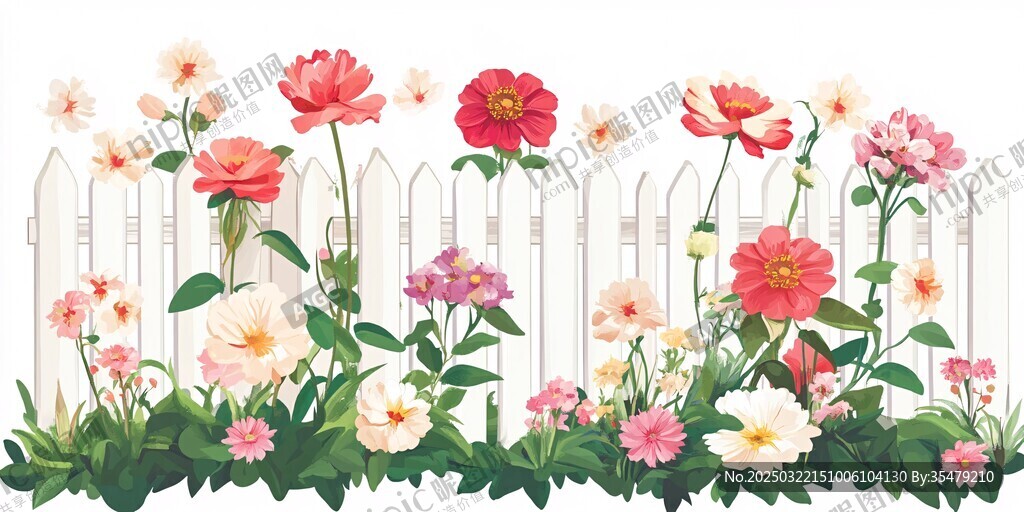 花园里的栅栏