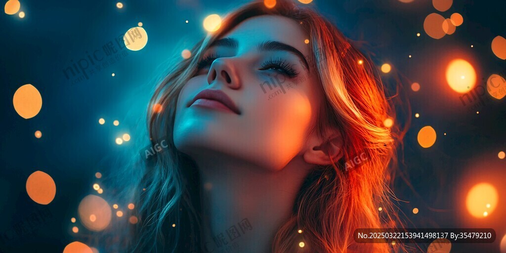 迷人的夜晚 光影之舞