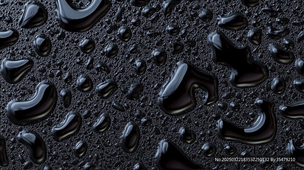 黑色水滴纹理背景