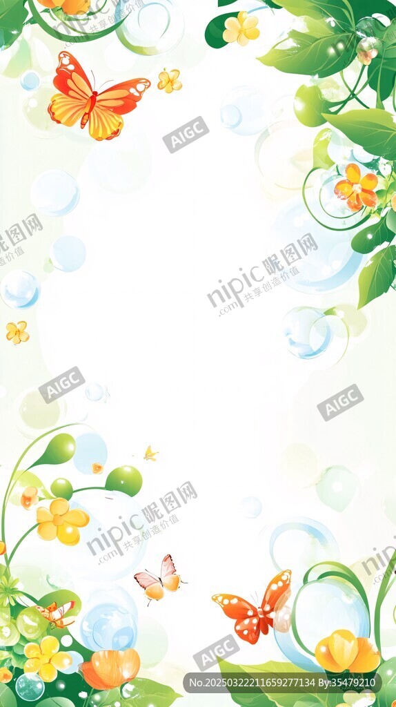 蝴蝶花园的清新之旅