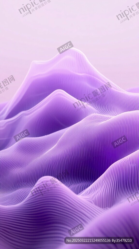 抽象的紫色波浪
