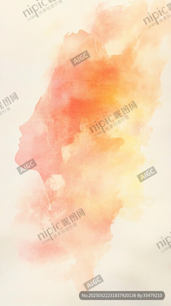 水彩女神