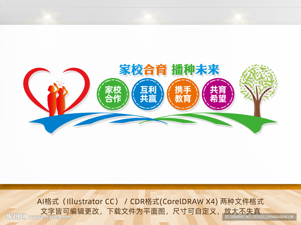 家校合育文化墙
