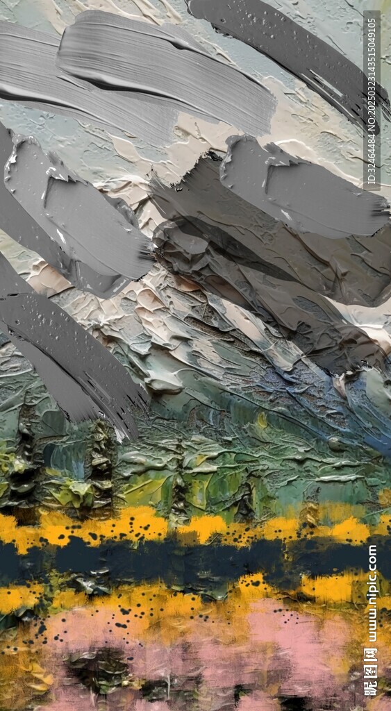 高端抽象油画