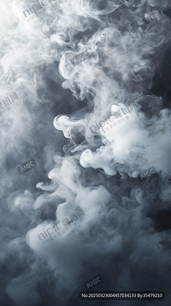 抽象的烟雾图案