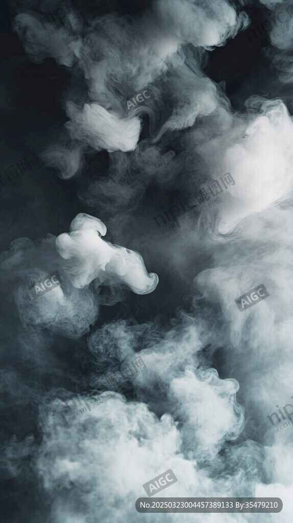 云雾缭绕的神秘天空