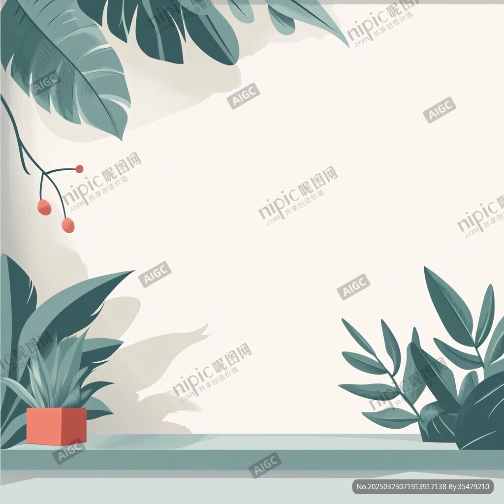 热带植物与简约空间