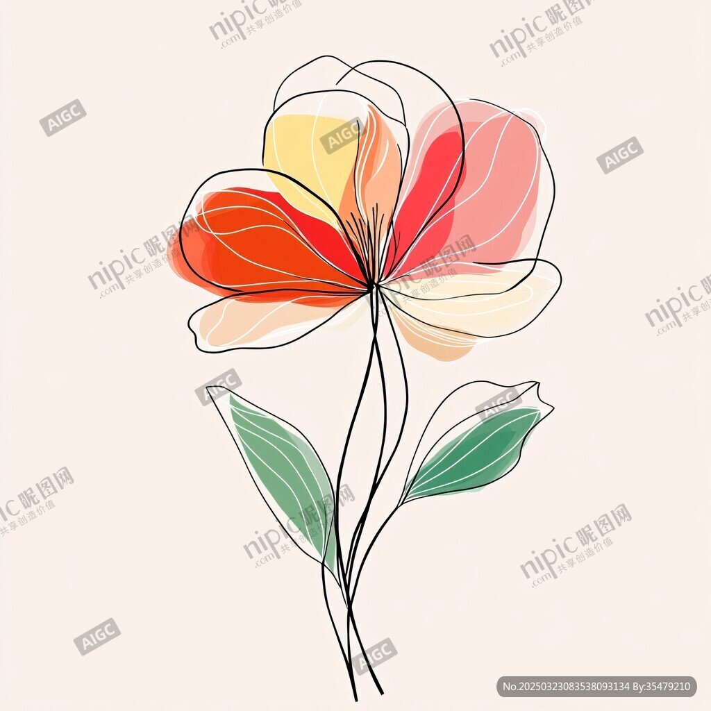 抽象花卉艺术