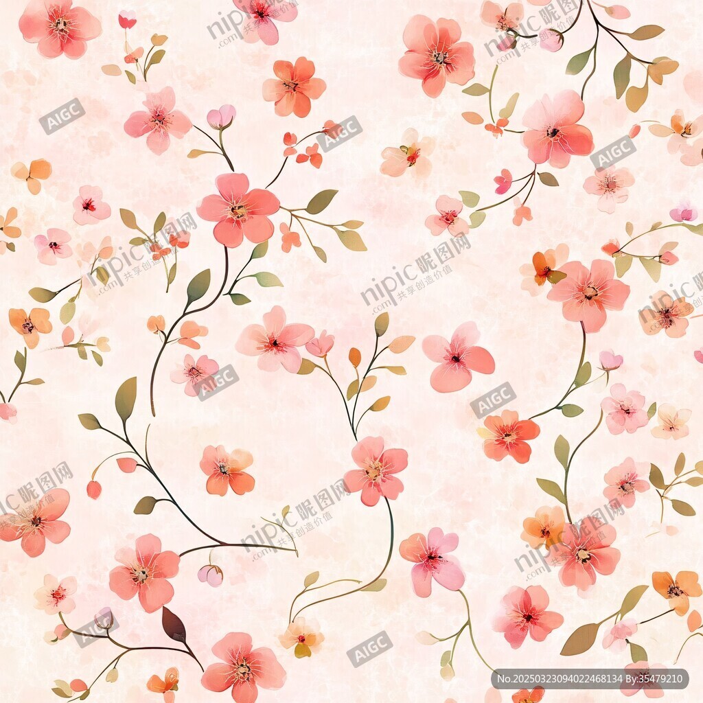 春日里的小花朵