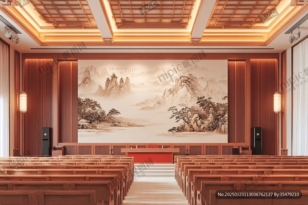 中国风会议室