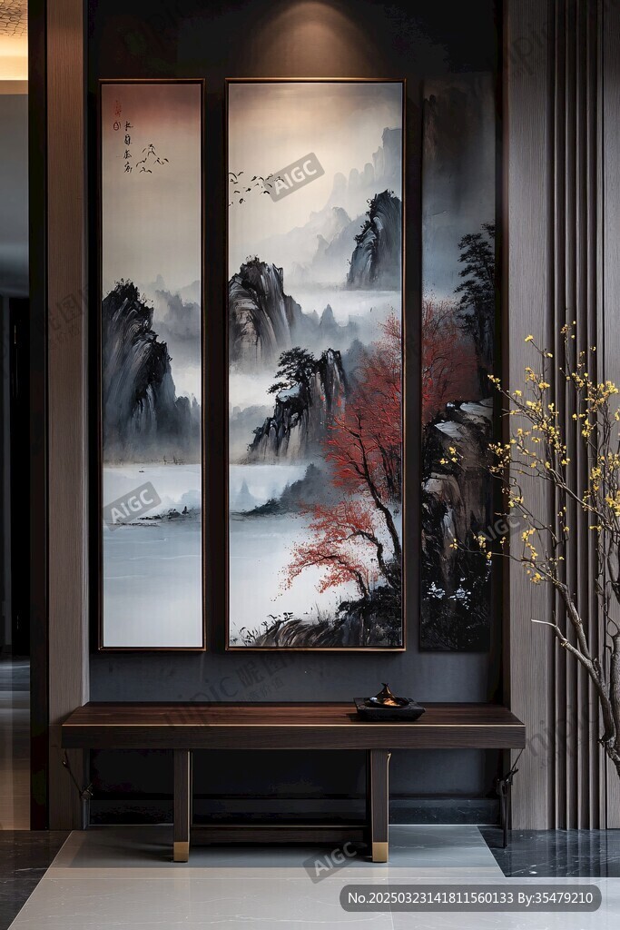山水画艺术品
