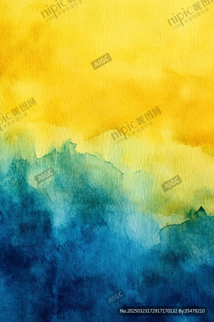 水彩天空
