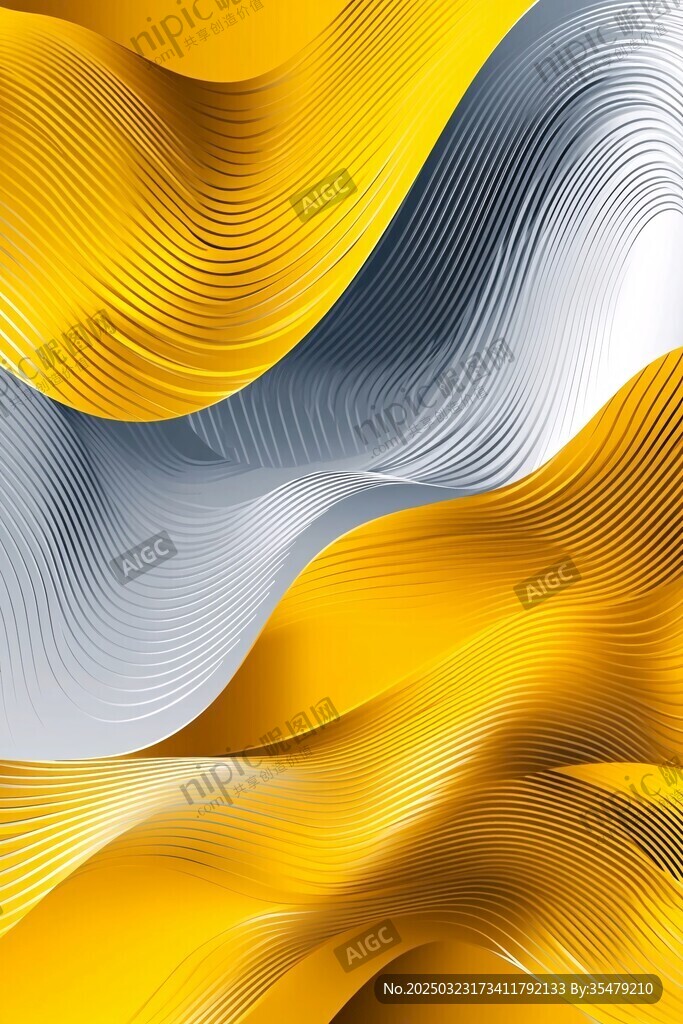 抽象波浪艺术