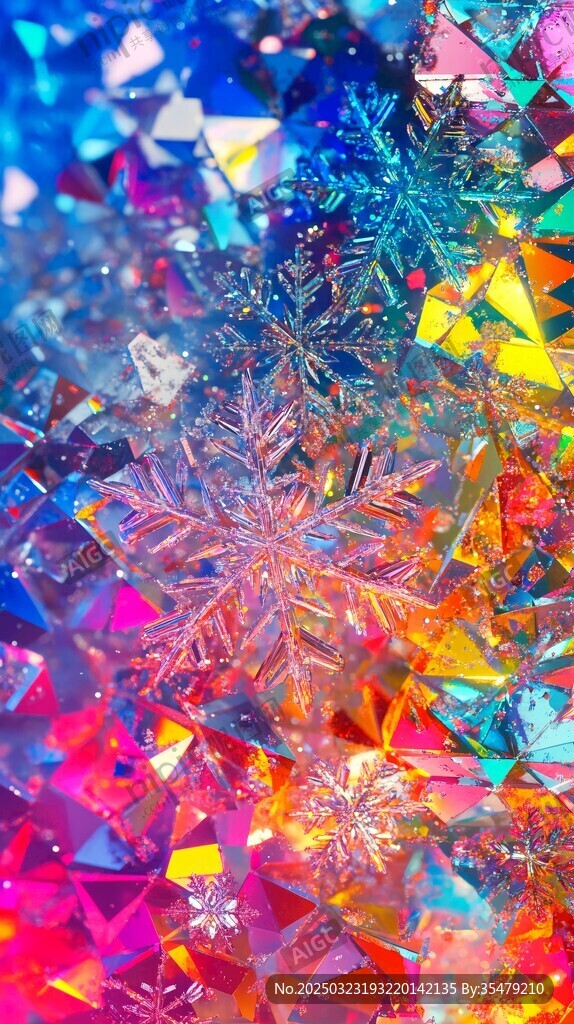 多彩雪花之梦