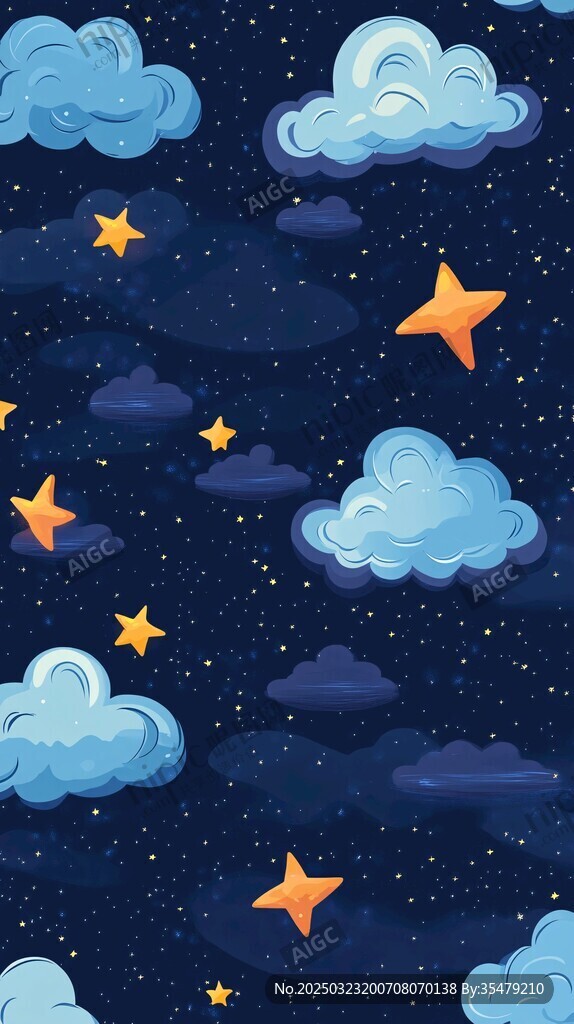夜幕下的星空