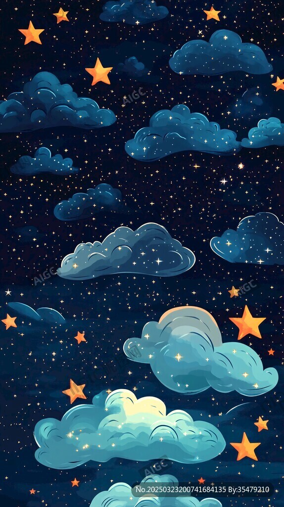 夜幕下的星空