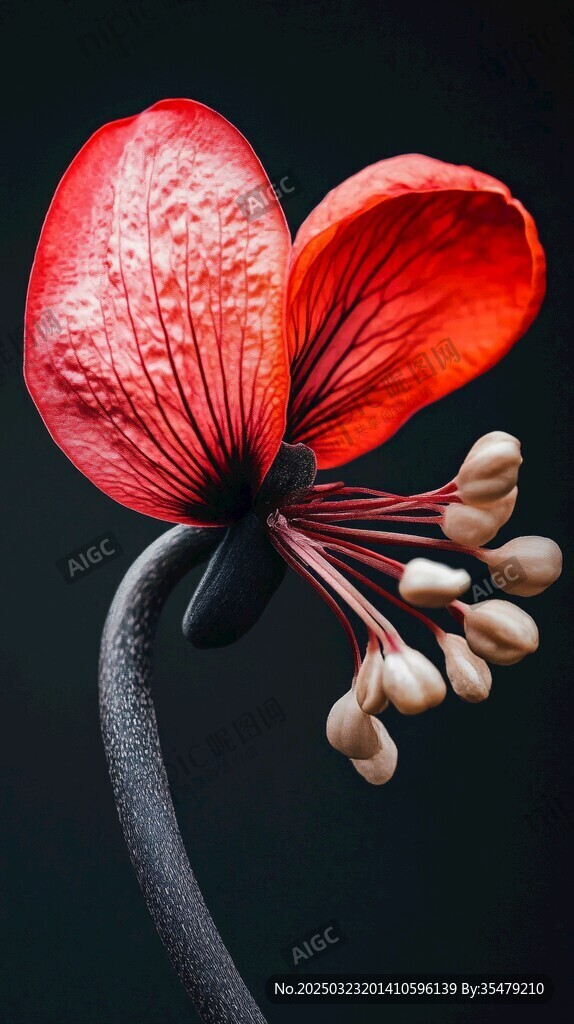 红花盛开