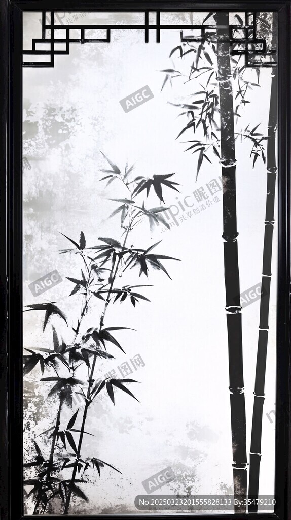 竹影幽深