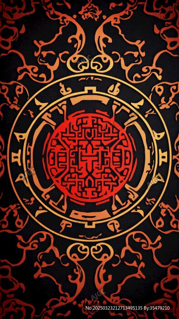 神秘东方图案