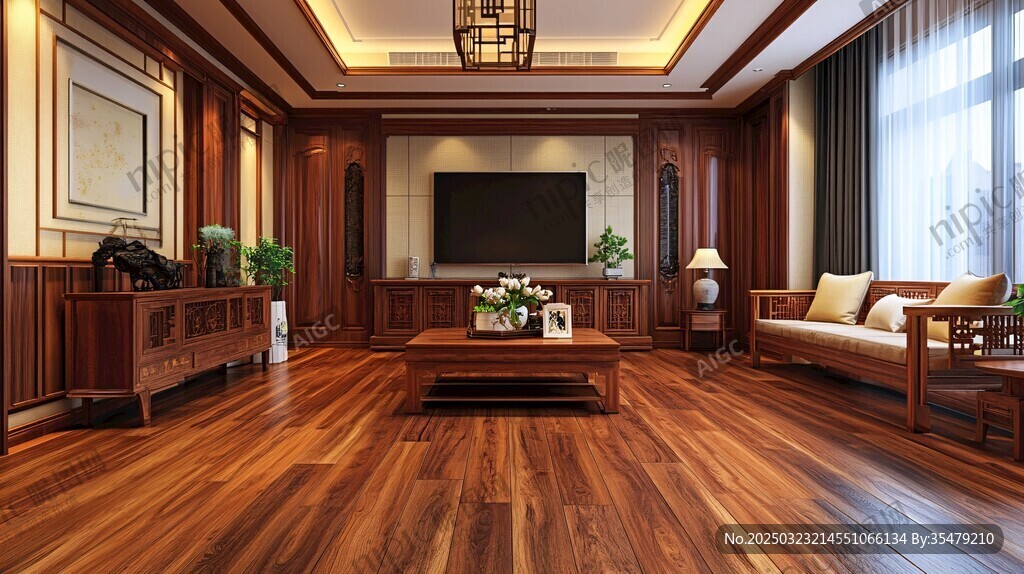 现代中式风格客厅